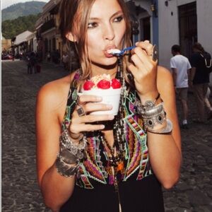 For Love and Lemons San Pedro Halter Maxi Dress